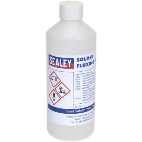 Sealey SOLFLUX Solder Fluxing Fluid 500ml