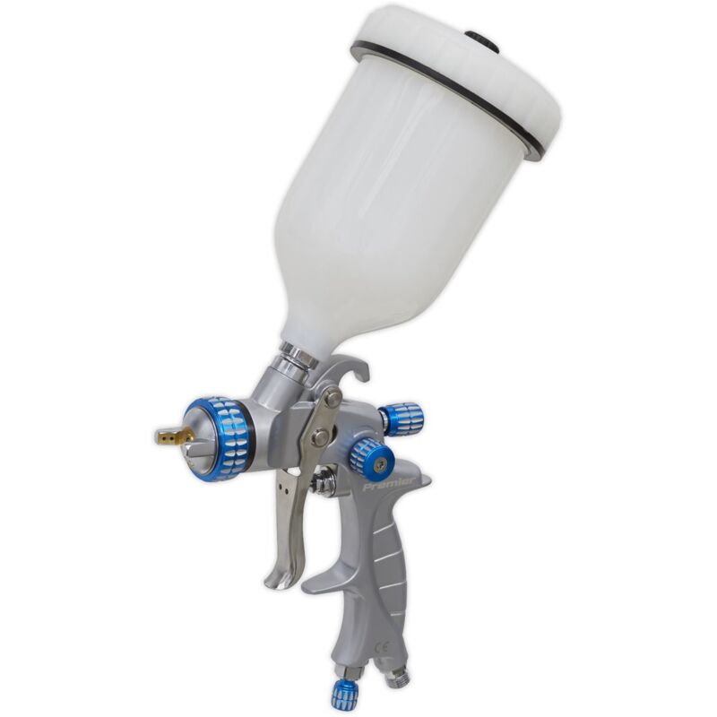 Sealey - SP01 Premier Professional sp Gravity Feed Spray Gun 1.4mm Set-Up