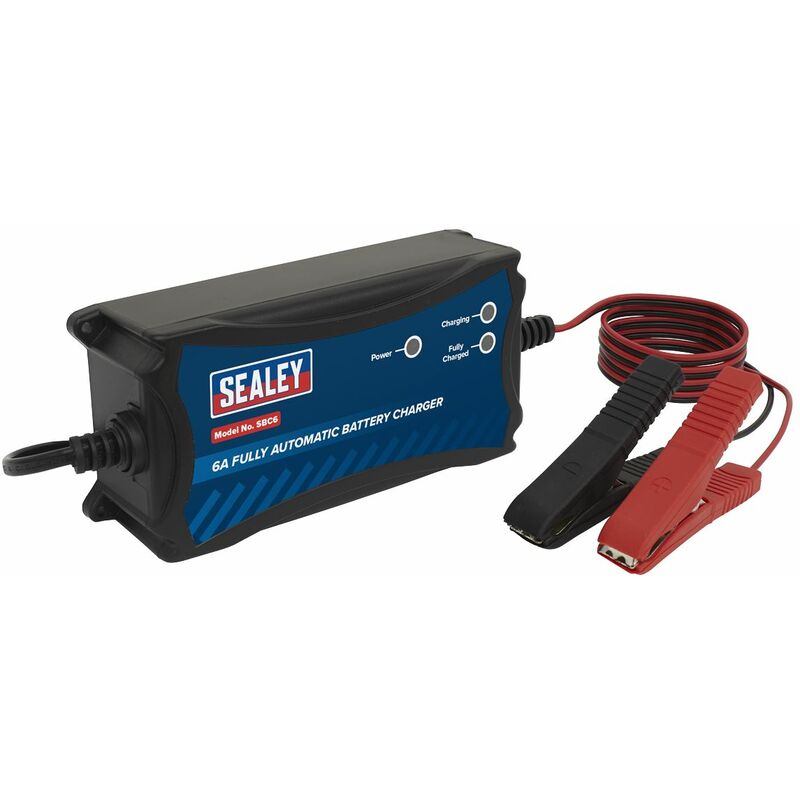 Sealey - Battery Maintainer Charger 12V 6A Fully Automatic SBC6