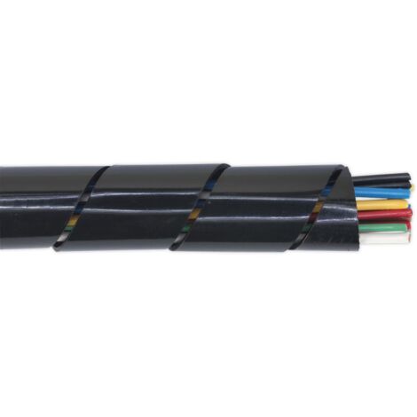 Sealey Spiral Wrap Cable Sleeving 22-44mm 10m SWS2244