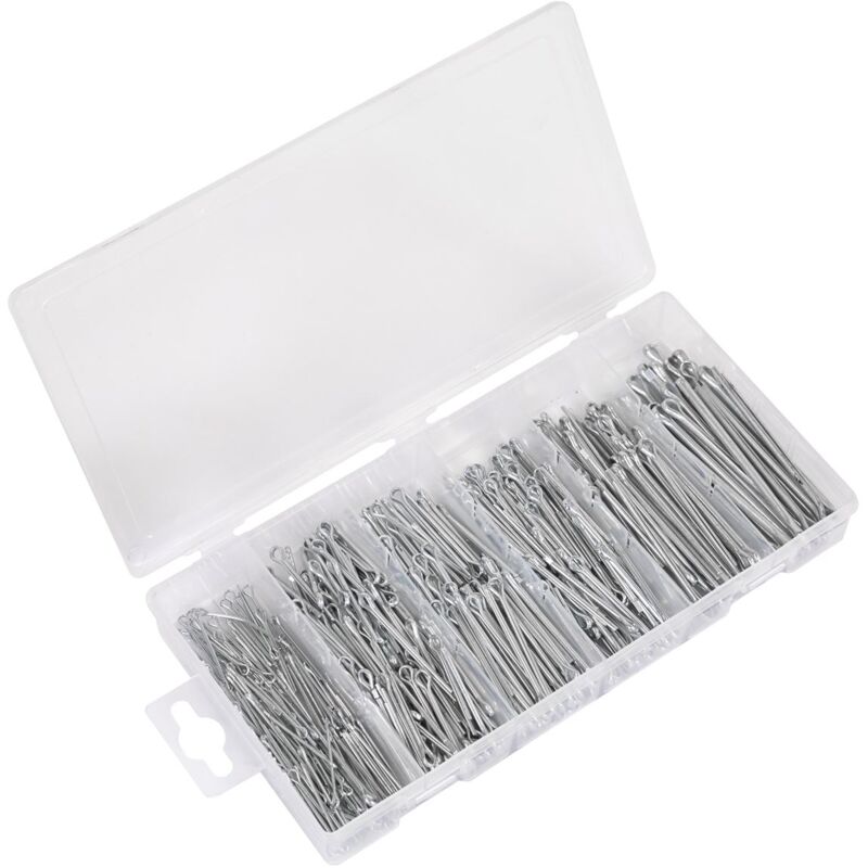 Sealey - Split Pin Assortment 555pc Small Sizes Metric & Imperial AB001SP