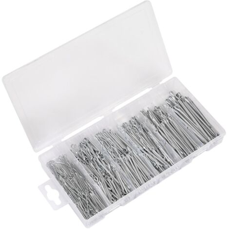 Sealey Split Pin Assortment 555pc Small Sizes Metric & Imperial AB001SP