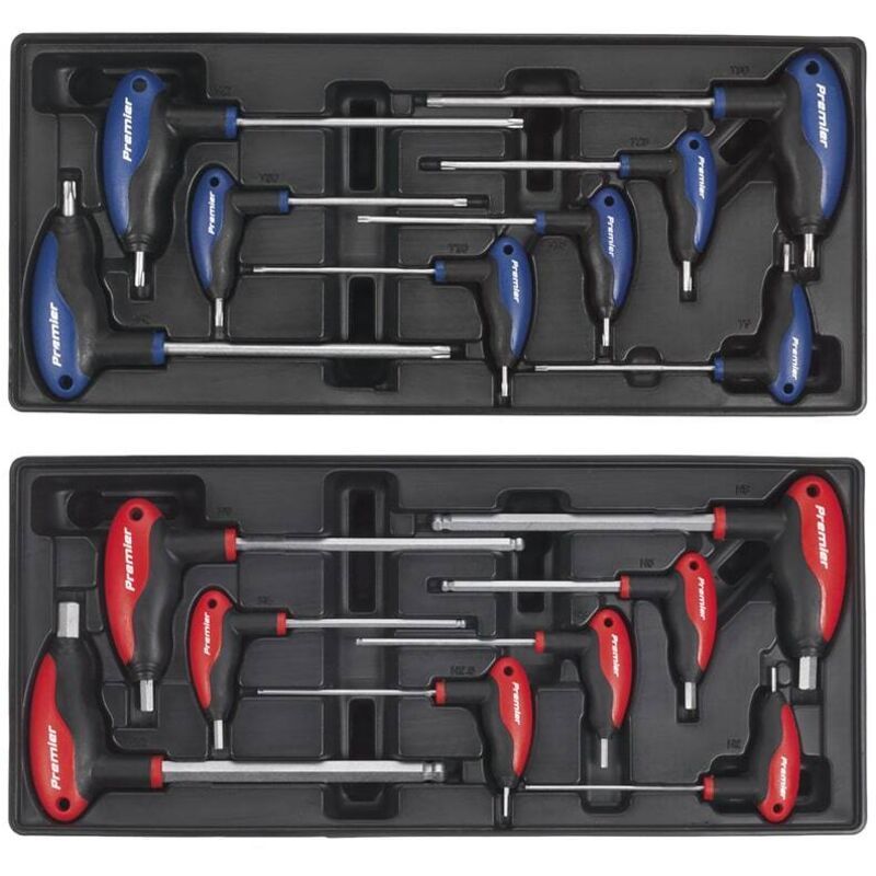 Sealey - SPTCCOMBO1 Superline pro® Tool Chest Combination 14 Drawer with 1179pc Tool Kit - Blue
