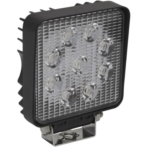 Sealey Square Worklight with Adjustable Bracket 27W SMD LED LED3S