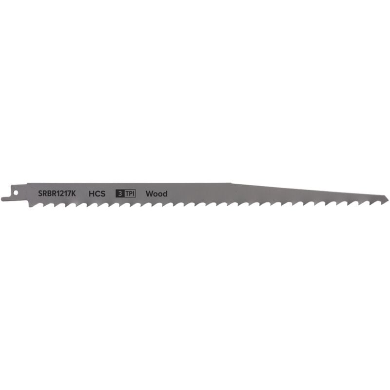 Sealey - Reciprocating Saw Blade Pruning & Coarse Wood 300mm 3tpi, Pack of 5