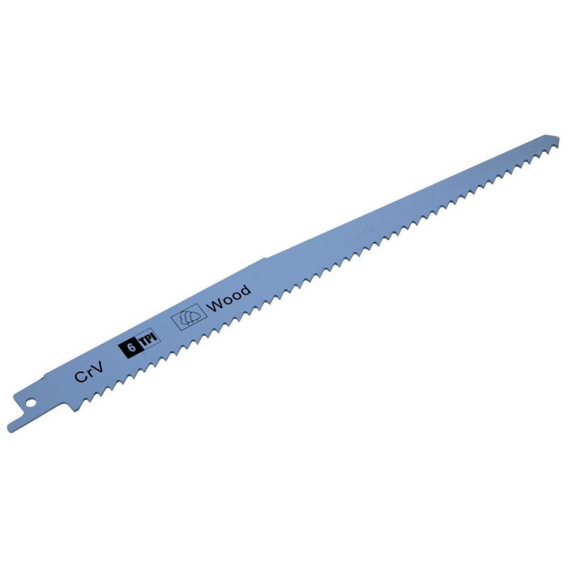 Sealey Reciprocating Saw Blade for Clean Wood 230mm 6tpi - Pack of 5 SRBS911D