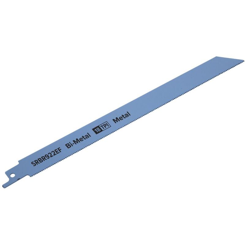 Sealey - SRBR922EF Reciprocating Saw Blade for Metal 230mm 18tpi - Pack of 5