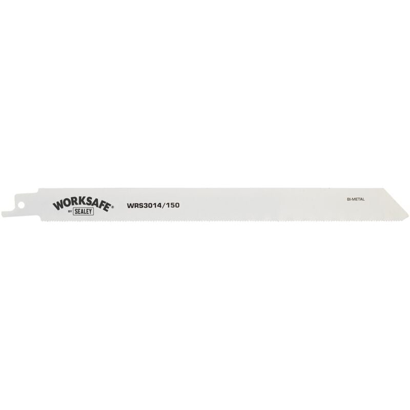 Reciprocating Saw Blade Metal 150mm 18tpi, Pack of 5 - Sealey