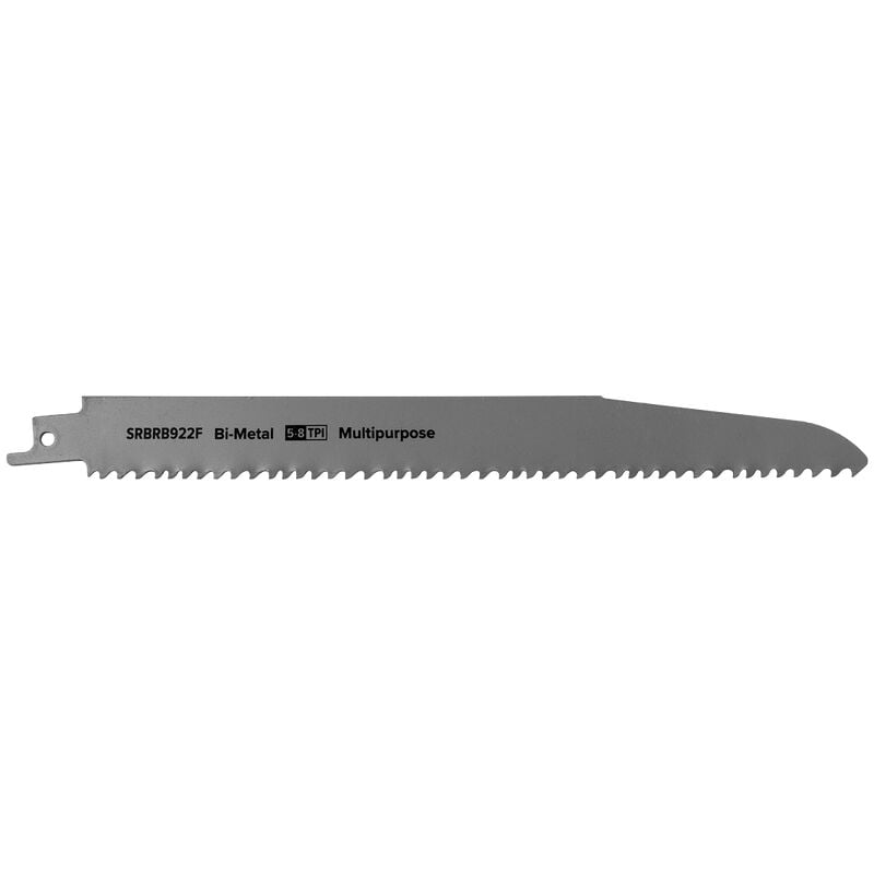 Reciprocating Saw Blade Multi-purpose 230mm 5-8tpi, Pack of 5 - Sealey