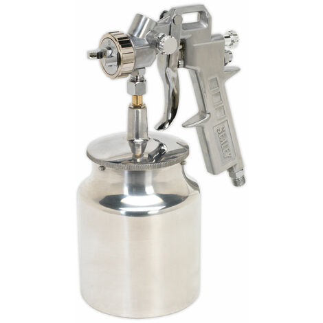 Sealey SSG2 Spray Gun Suction Feed General Purpose 1.5mm Set-up