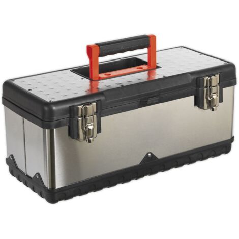 Sealey Stainless Steel Toolbox with Tote Tray 505mm AP505S