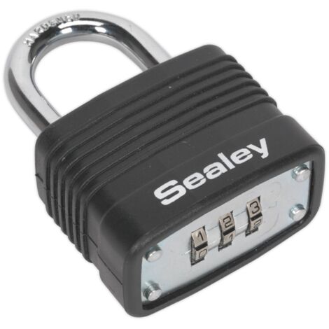 Sealey Steel Body Combination Padlock 40mm PL301C