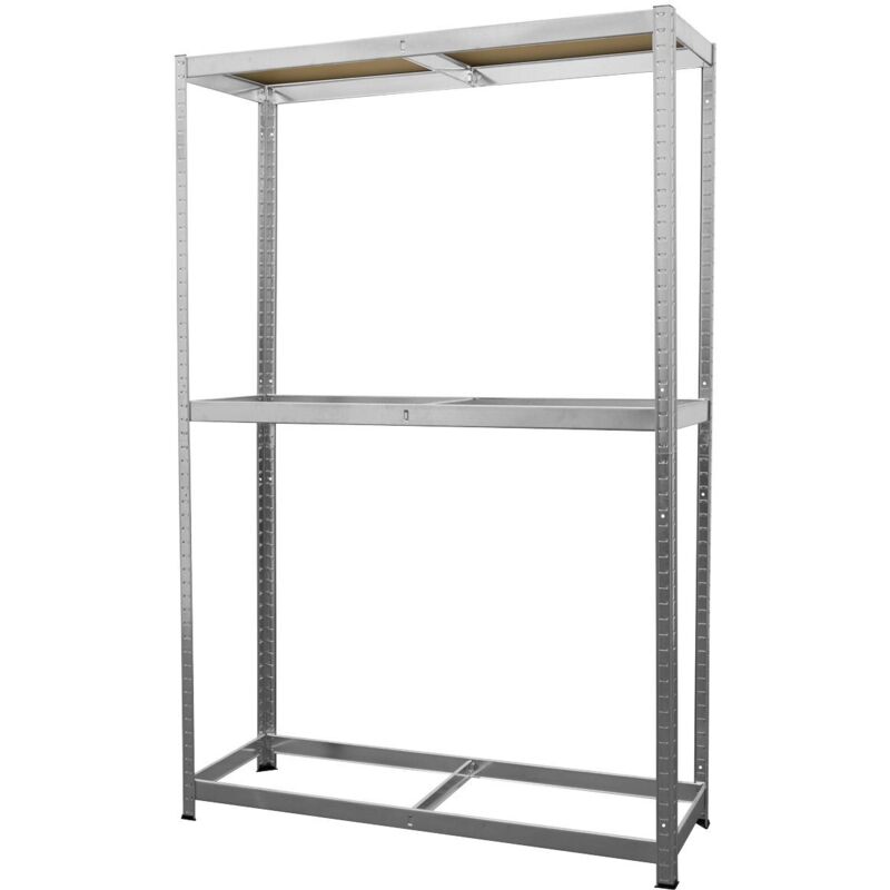 Sealey STR008 2-Level Tyre Rack with Shelf 150kg Capacity Per Level