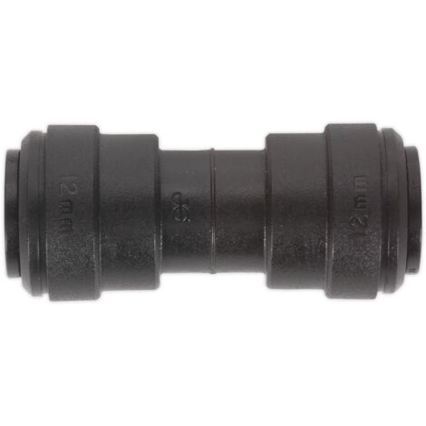 Sealey Straight Coupling 12mm Pack of 5 John Guest Speedfit PM0412E - JGCS12