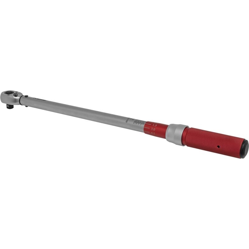 STW905 Premier Calibrated Micrometer Torque Wrench 1/2'Sq Drive 60-330Nm - Sealey