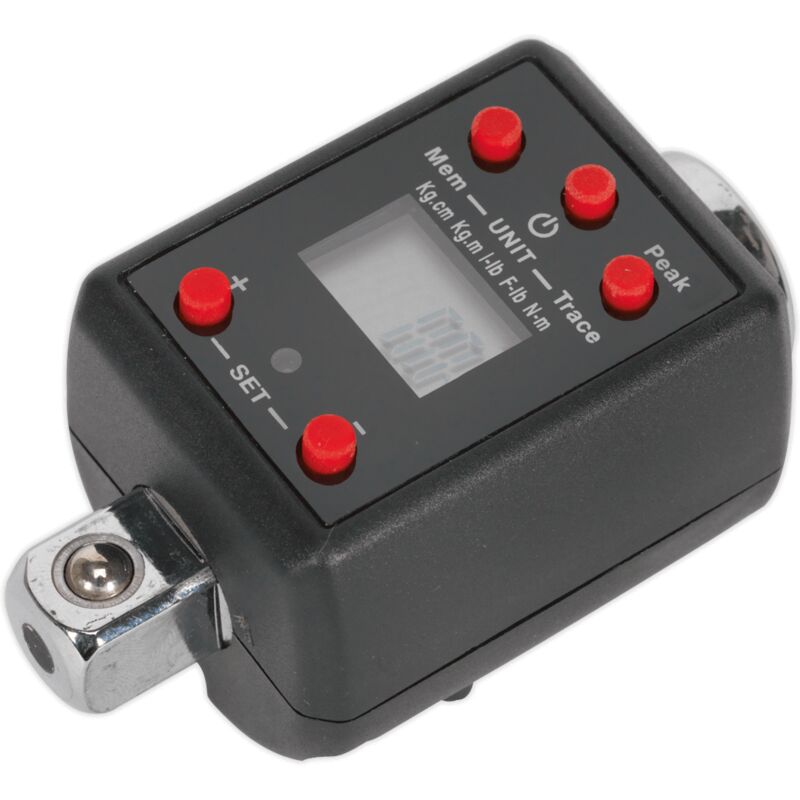 Sealey - STW290 Torque Adaptor Digital 1/2'Sq Drive 40-200Nm(29.5-147.5lb.ft)