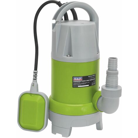 Sealey Submersible Clean & Dirty Water Pump Automatic 217L/min 230V WPCD215