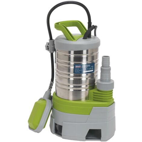 Sealey Submersible Stainless Water Pump Automatic Dirty Water 225L/min 230V WPS225P