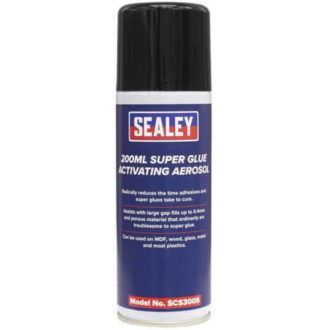 Sealey Super Glue Activating Aerosol 200ml SCS300S