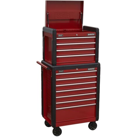 Sealey Superline PRO® Topchest & Rollcab Combination 11 Drawer AP3411STACK