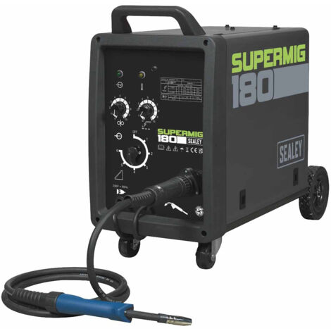 Sealey SUPERMIG180 Professional MIG Welder 180Amp 230V with Binzel?? Euro Torch