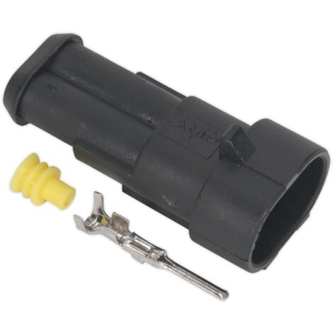 Sealey Superseal Male Connector 2-Way Pack of 5 SSC2M