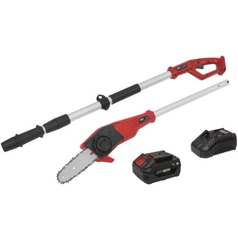 Sealey SV20 Series 20cm Cordless Telescopic Chainsaw Kit 20V 4Ah CP20VTP02