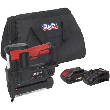 Sealey SV20 Series Cordless Nail/Staple Gun Kit 18G 20V 2Ah CP20VNGKIT1