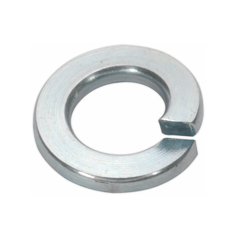 Sealey - SWM6 Spring Washer M6 Zinc DIN 127B Pack of 100