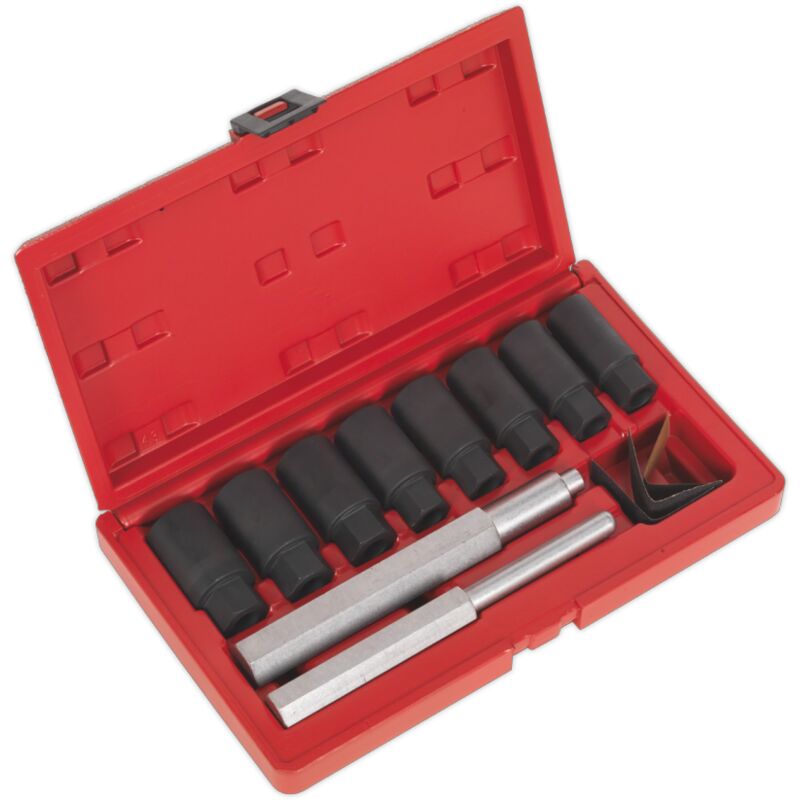 Locking Wheel Nut Removal Set 10pc SX272 - Sealey