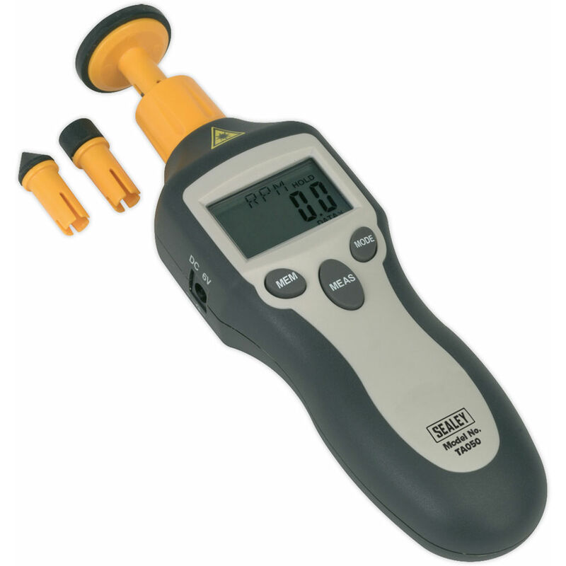 TA050 Digital Tachometer Contact/non-contact - Sealey