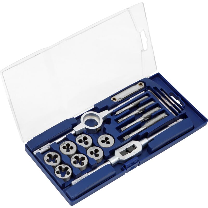 Sealey Tap & Die Set 17pc Metric AK321