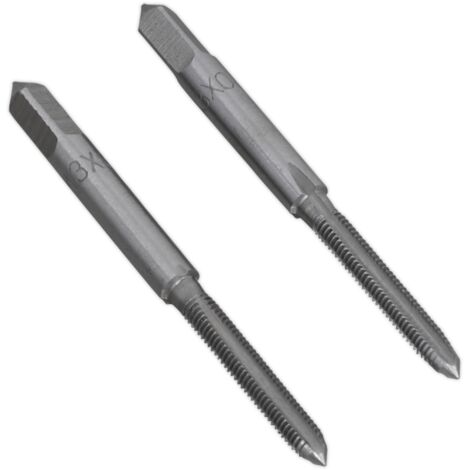 Sealey Tap Set 2pc (Taper & Plug) M3 x 0.5mm TSM3