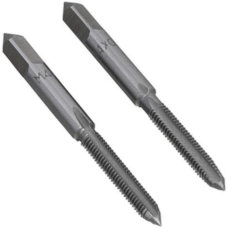 Sealey Tap Set 2pc (Taper & Plug) M4 x 0.7mm TSM4