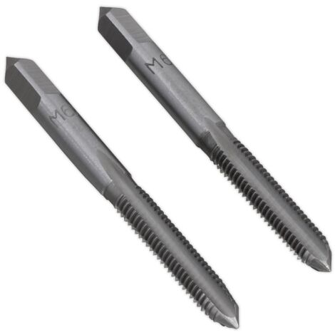 Sealey Tap Set 2pc (Taper & Plug) M6 x 1mm TSM6