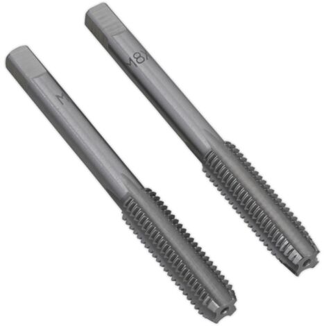 Sealey Tap Set 2pc (Taper & Plug) M8 x 1.25mm TSM8