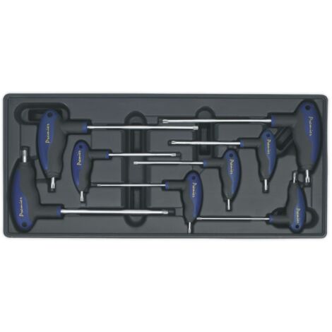 Sealey TBT05 Premier T-Handle TRX-Star Key Set with Tool Tray 8pc