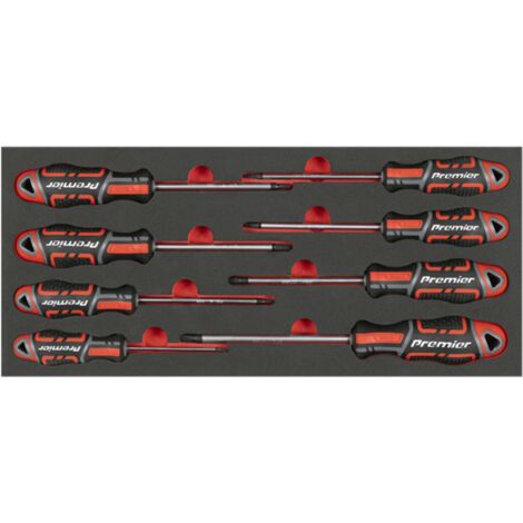 Sealey TBT55 TRX-Star Screwdriver Set with Tool Tray 8pc