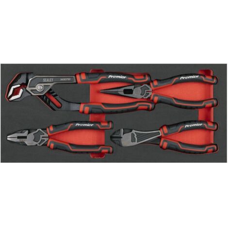 Sealey TBT56 Pliers Set with Tool Tray 4pc