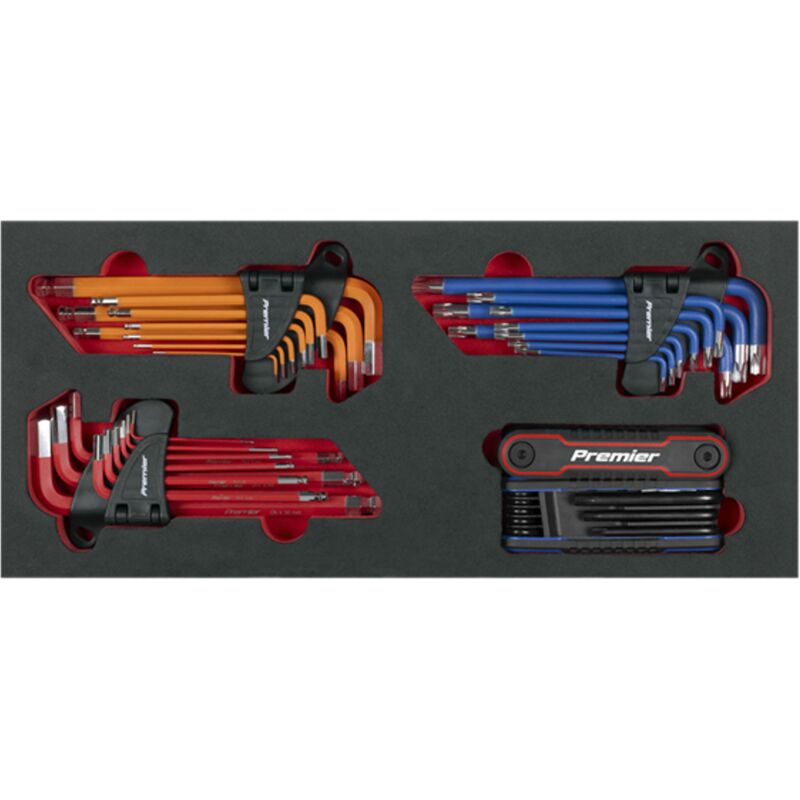 Sealey - TBT62 Premier Master Key Set with Tool Tray 43pc