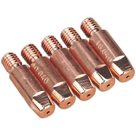 Sealey TG100/2 Pack of 5 x Contact Tips 1mm for MIG Welders