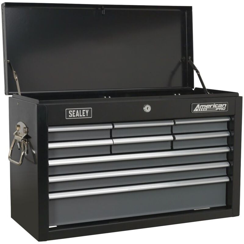 Sealey - AP2509B American pro Topchest 9 Drawer - Black/Grey