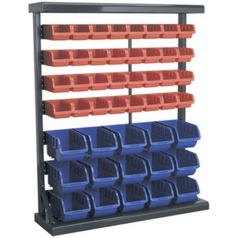 Sealey TPS47 Mobile Bin Storage System with 47 Bins