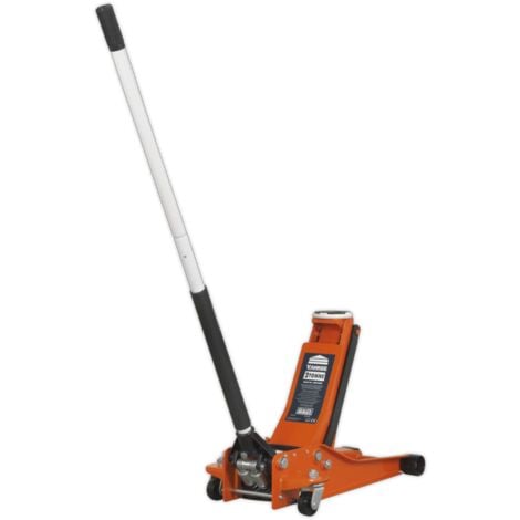 SEALEY Trolley Jack 2 Tonne Low Entry Rocket Lift Orange