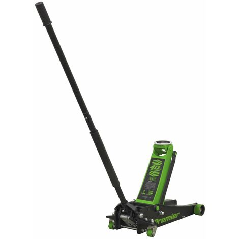 Sealey Trolley Jack 3 Tonne Low Profile Rocket Lift Green 3040AG