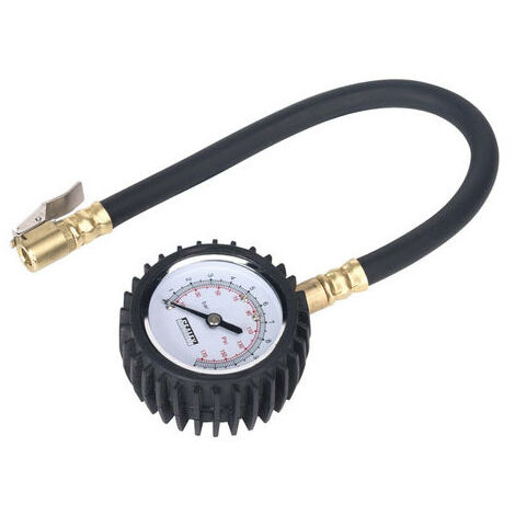 Sealey TST/PG6 Tyre Pressure Gauge with Clip-On Connector