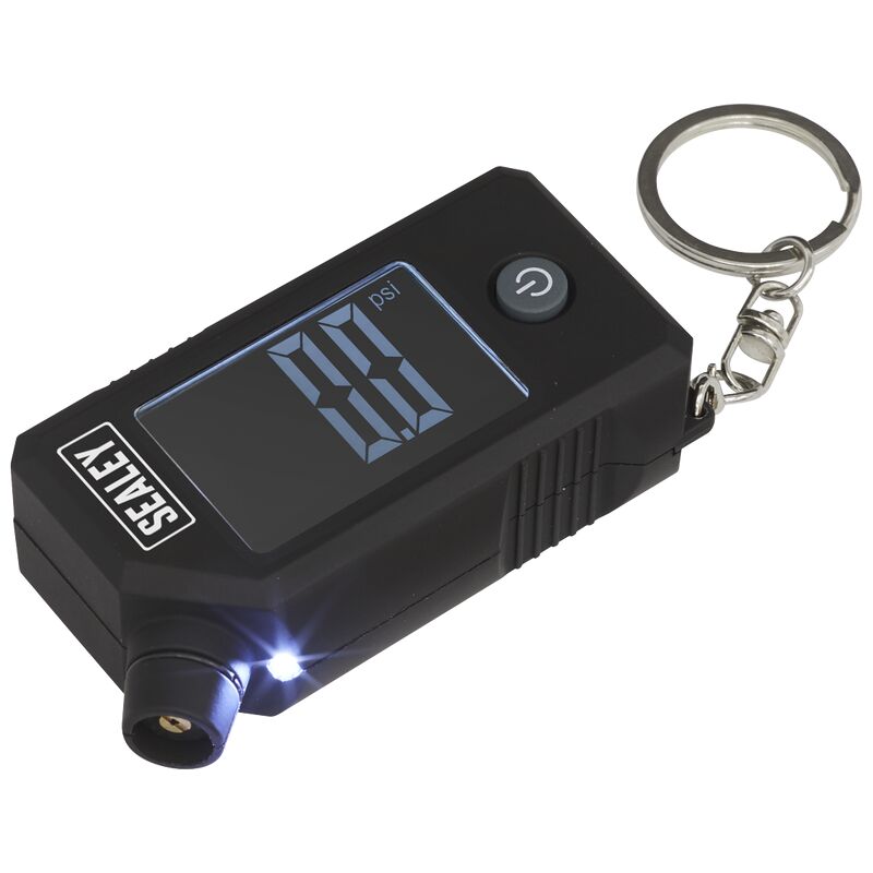 Digital Tyre Pressure & Tread Depth Gauge with led - Sealey