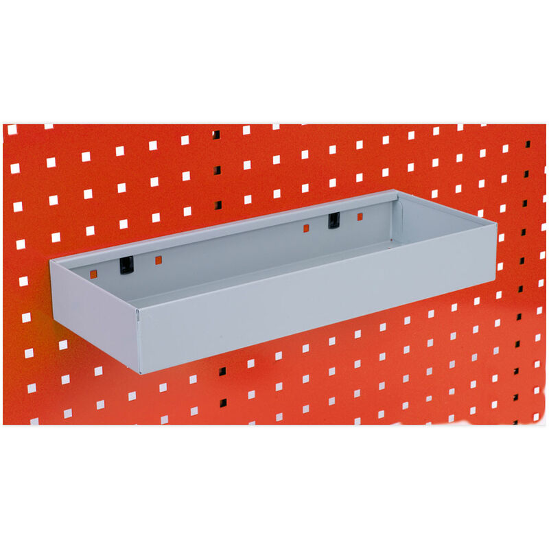 Sealey - TTS41 Storage Tray for Perfotool/wall Panels 450 x 175 x 65mm