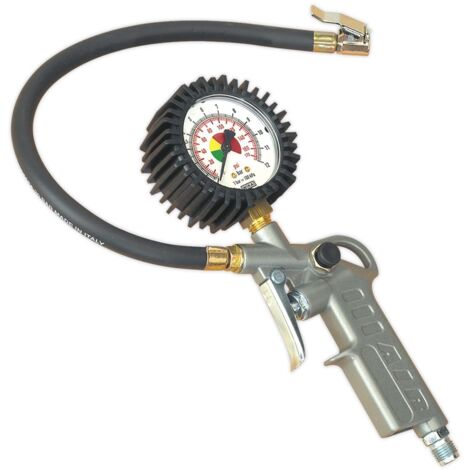 Sealey Tyre Inflator with Clip-On Connector SA924