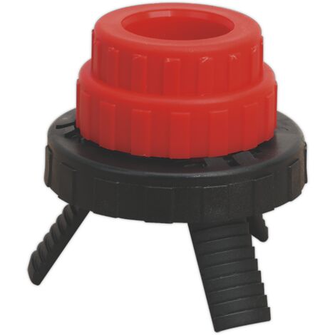 Universal drum closure adaptor for Model No. TP99 – Fits drums with pouring spout – Ideal for thinners pumps – Durable construction – Sealey